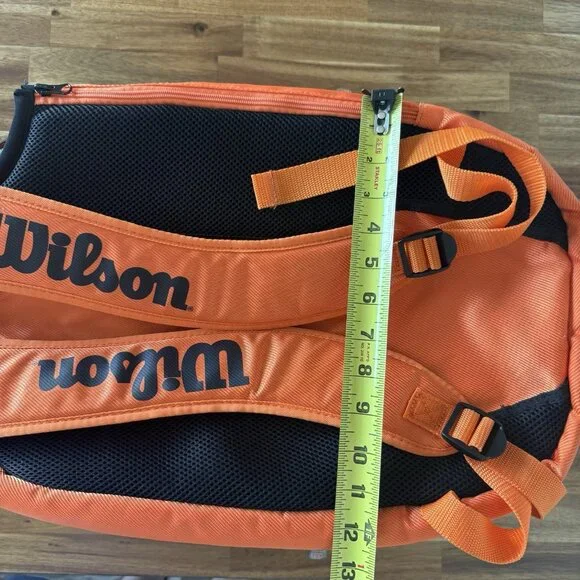 Wilson Burn Molded Large Backpack Tennis Racket Racquet Sports Bag Gym Sporty